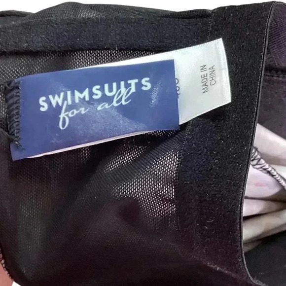 Swimsuits For All Women 46C Snake Print Tankini Swim Top Brown Multicolor Bra - Picture 10 of 11